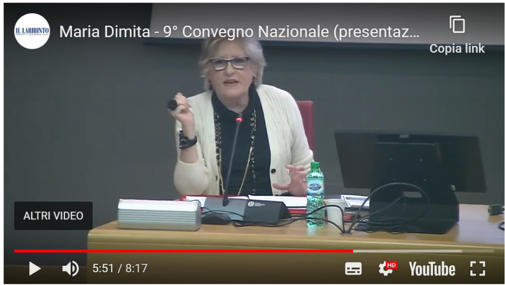 Maria Dimita - Convegno